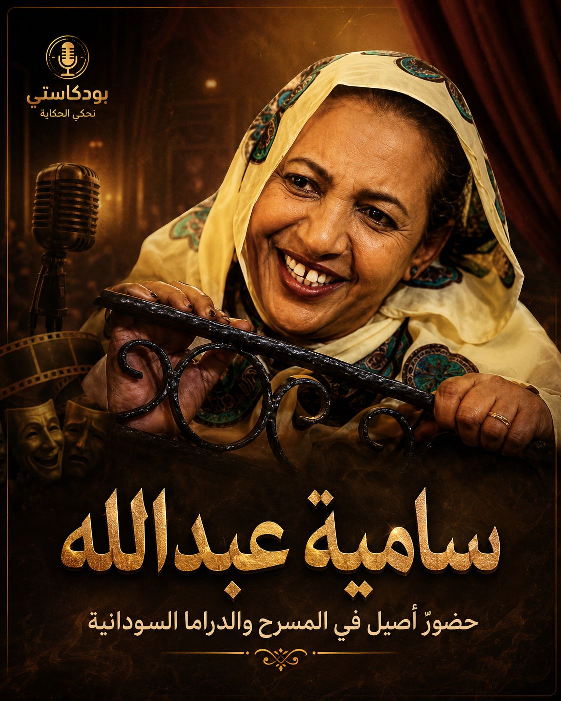 سامية عبد الله.. حضورٌ ممتد في المسرح والدراما السودانية 🇸🇩🎭